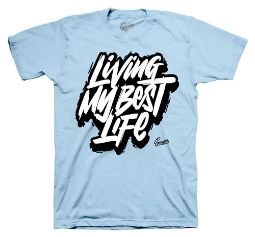 Retro 1 Alaska White Living Life Shirt