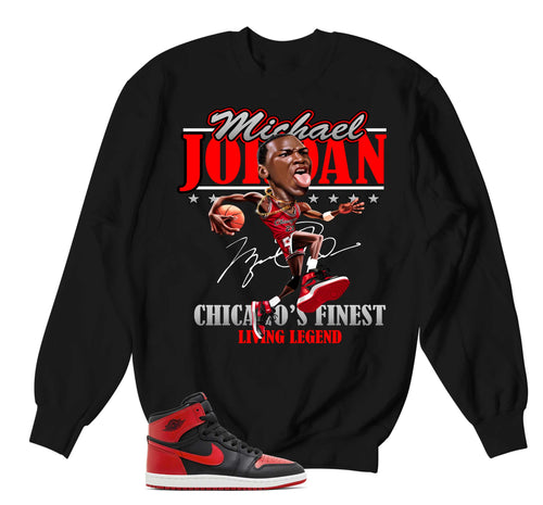 Retro 1 Bred Living Legend Sweater