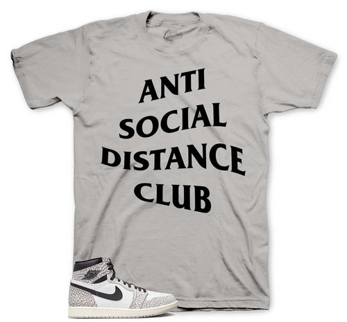 Retro 1 Elephant Print Social Distance Shirt