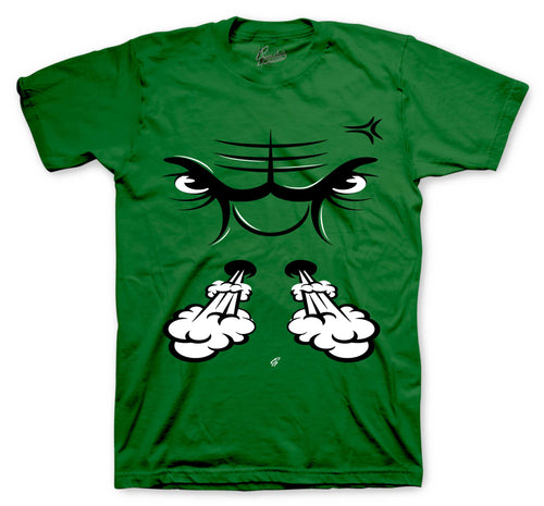 Retro 1 Pro Green Fir Raging Face Shirt