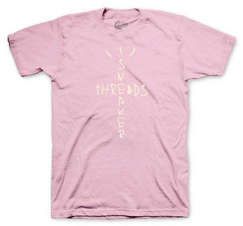 Retro 1 Travis Scott Shy Pink Scribble Shirt