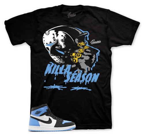 Retro 1 UNC Toe killa Season Shirt