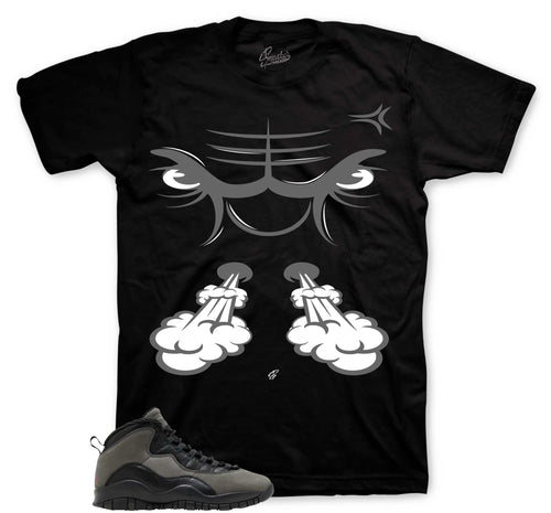 Retro 10 Shadow Raging Face Shirt