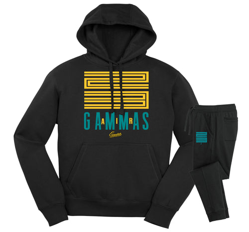 Retro 11 Gamma Blue Gammas Hoodie Jogger Set