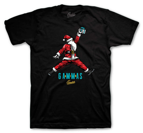 Retro 11 Gamma Blue Air Santa Shirt