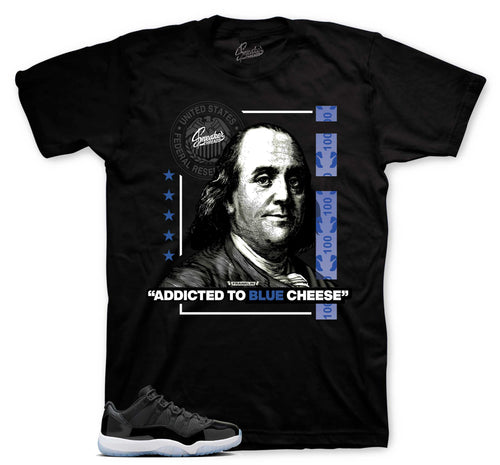 Retro 11 Low Space Jam Blue Cheese Shirt