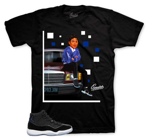 Kickin It Graphic T-Shirt | Jordan 11 Varsity Royal Space Jams