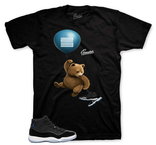 Fly Bear Graphic T-Shirt | Jordan 11 Varsity Royal Space Jams