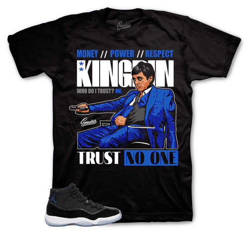 Trust issues Graphic T-Shirt | Jordan 11 Varsity Royal Space Jams