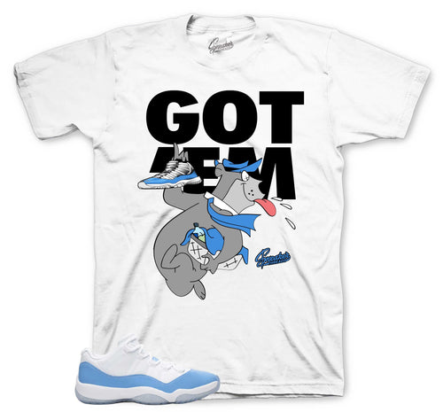 Retro 11 University Blue Finessed Shirt