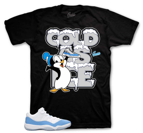 Retro 11 University Blue Cold As ice Shirt
