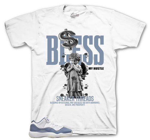 Retro 11 Low Diffused Blue Bless My Hustle Shirt