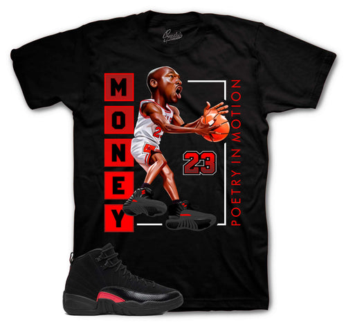 Retro 12 Bloodline Poetry In Motion Shirt
