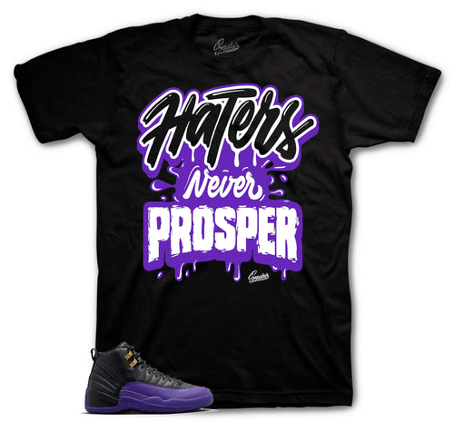 Retro 12 Field Purple Prosper Shirt