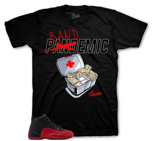 Retro 12 Flu Game Bandemic Shirt
