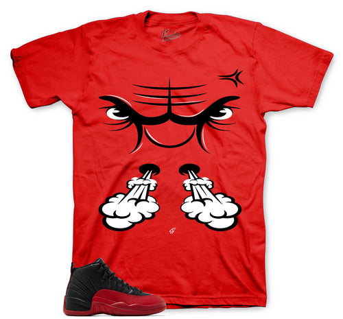 Retro 12 Flu Game Raging Face Shirt
