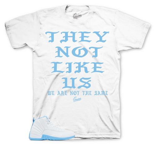 Retro 12 University Blue Not Like Us Shirt