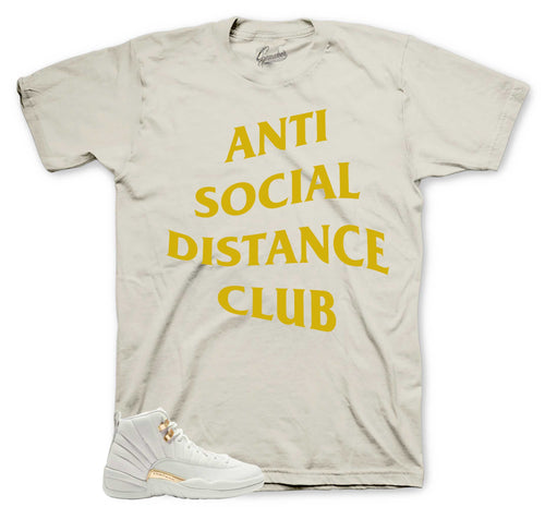 Retro 12 Phantom Social Distance Shirt