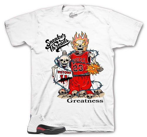 Retro 12 Taxi Flip On Fire Shirt