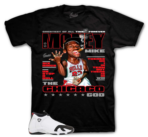 Retro 14 Black Toe Money Mike Shirt