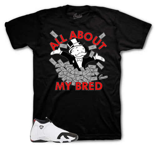 Retro 14 Black Toe My Bred Shirt