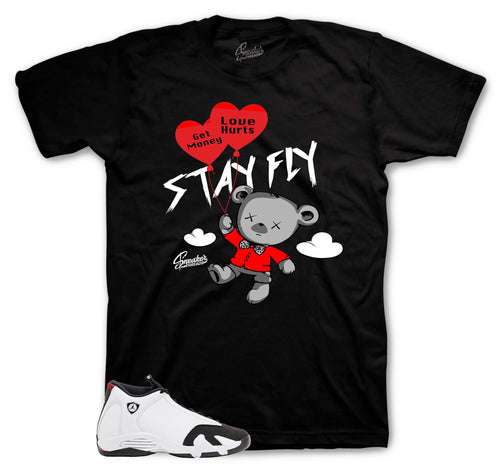 Retro 14 Black Toe Money Over Love Shirt