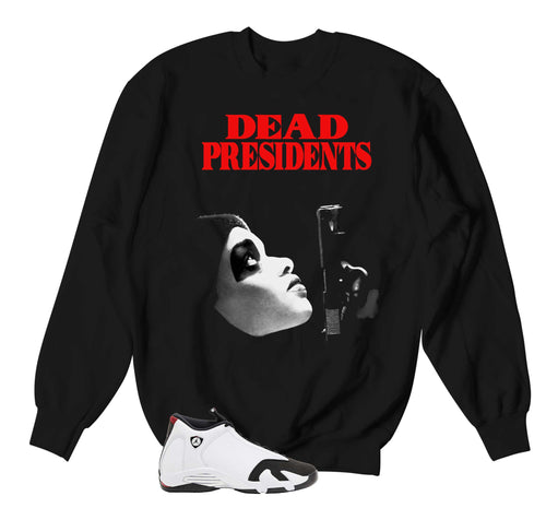 Retro 14 Black Toe Presidents Sweater