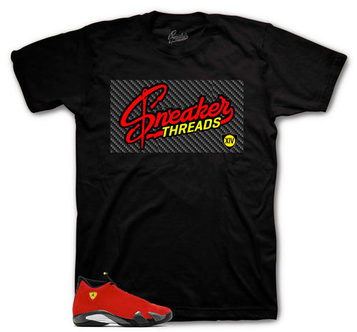 Retro 14 Challenge Red Sneaker Threads Box Shirt