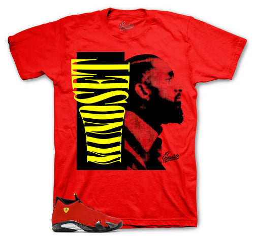 Retro 14 Challenge Red Mindset Shirt