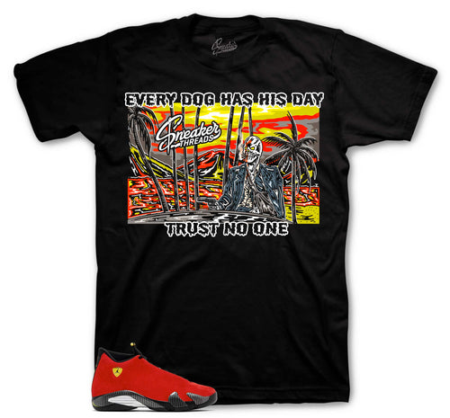 Retro 14 Challenge Red Every Dog Shirt