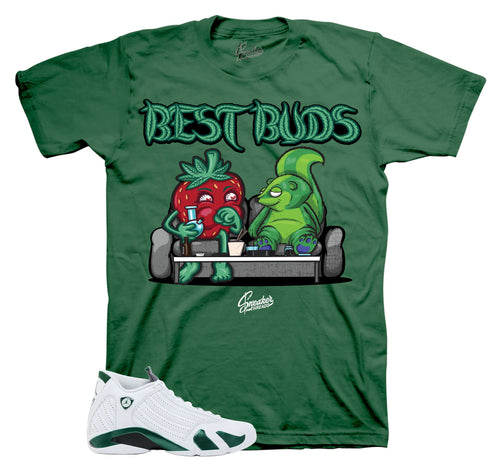 Best Buds Graphic T-Shirt | Jordan 14 Forest Green