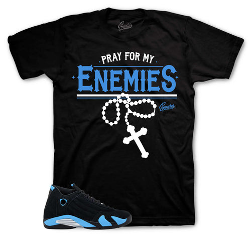 Retro 14 University Blue Pray For My Enemies Shirt