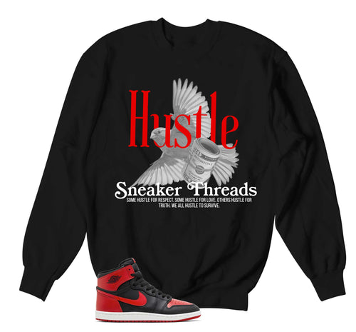 Retro 1 Bred Hustle Bird Sweater