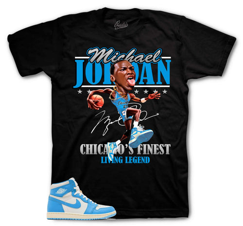 Retro 1 Reimagined UNC Living Legend Shirt