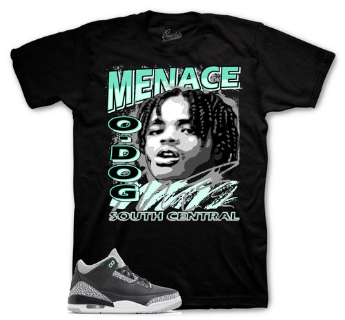 Retro 3 Green Glow Nineties Shirt