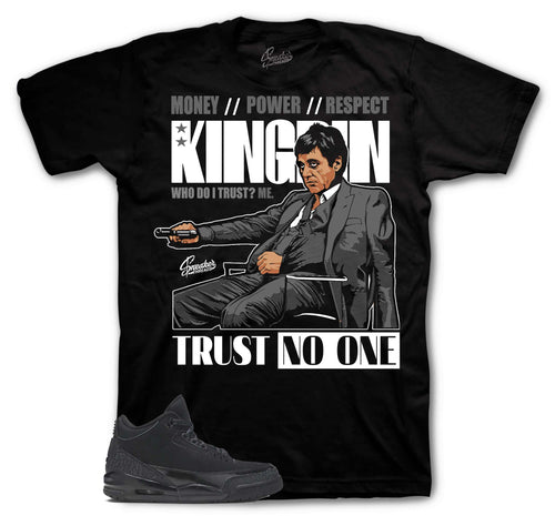 Retro 3 Black Cat Trust issues Shirt