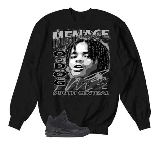 Retro 3 Black Cat Nineties Sweater