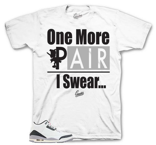 Retro 3 Cement Gray One More Pair Shirt