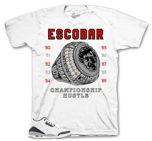 Retro 3 Cement Gray Champ Hustle Shirt