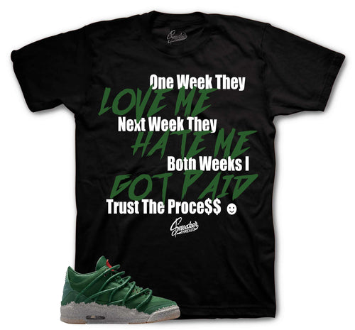 Retro 3 Concrete Rose Trust The Process Shirt