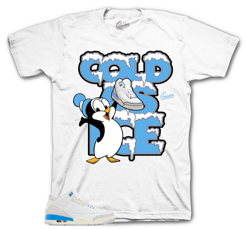 Retro 3 Lucky Shorts Cold As ice Shirt