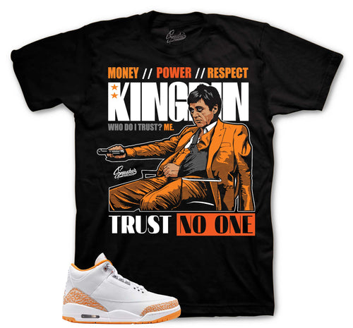 Retro 3 Orange Citrus Trust issues Shirt