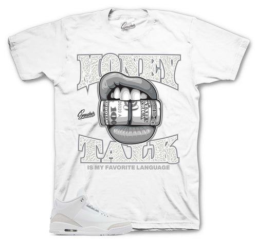 Retro 3 Pure Money Talk Shirt