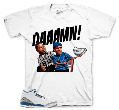 Retro 3 True Blue Damn Shirt