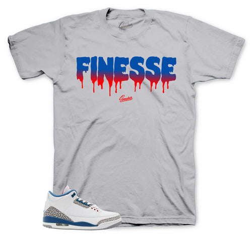 Retro 3 True Blue Finesse Shirt