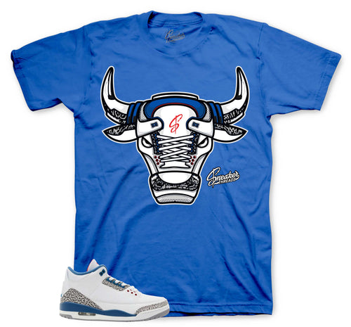 Retro 3 True Blue War Bully Shirt