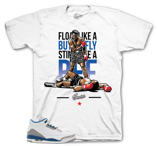 Retro 3 True Blue Champ Shirt