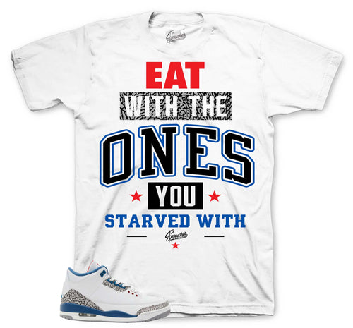 Retro 3 True Blue Eat Shirt