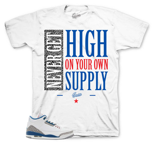 Retro 3 True Blue Never Get High Shirt