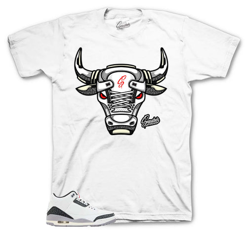 Retro 3 Cement Gray War Bully Shirt